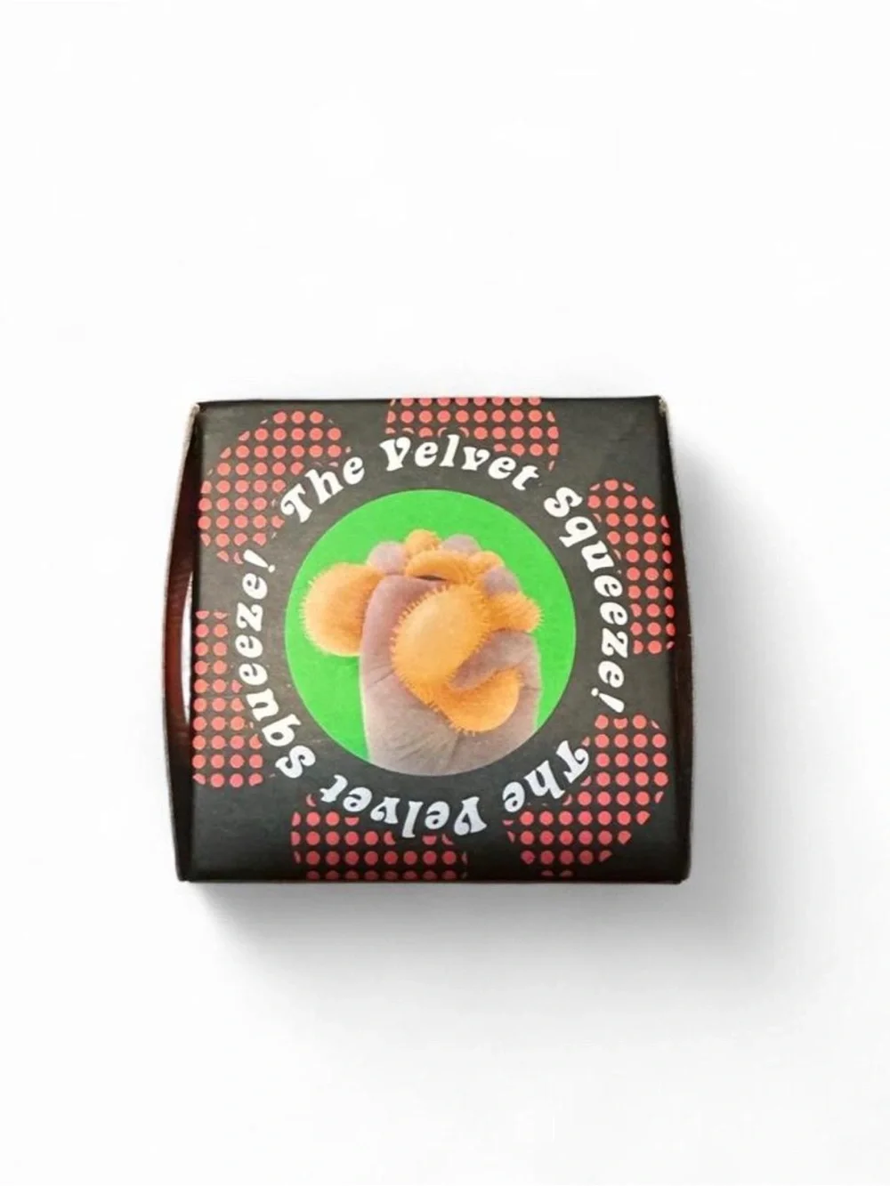 NEW Schylling NeeDoh Fuzz Ball Flower Power- Orange squishy sensory fidget toy